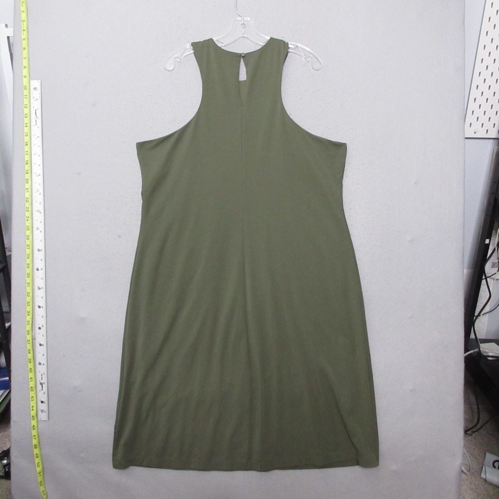 Banana Republic Factory Dress Plus‎ XXL Green High Neck Knit Minimalist Capsule - Picture 2 of 10